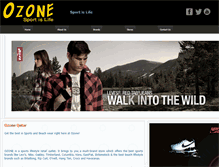 Tablet Screenshot of ozoneqatar.com